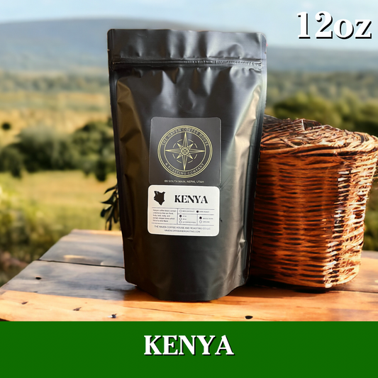 Kenya Dark Roast Coffee Beans (12 oz)